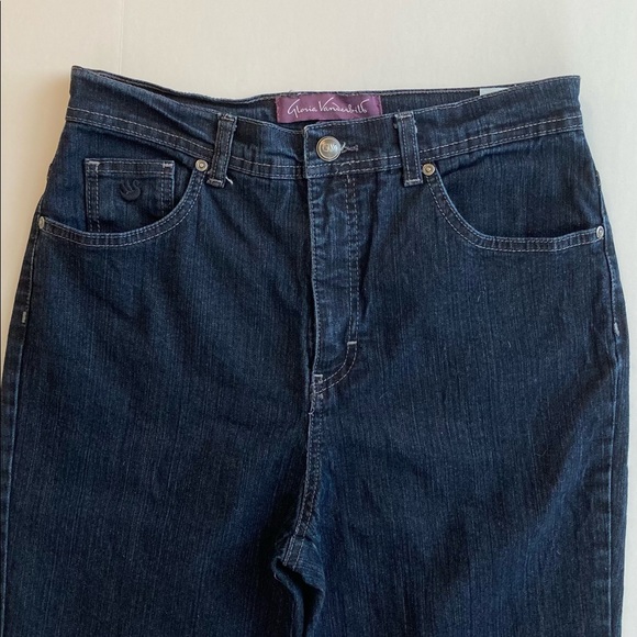 Gloria Vanderbilt Dark Wash Straight Leg Jean - Picture 4 of 8